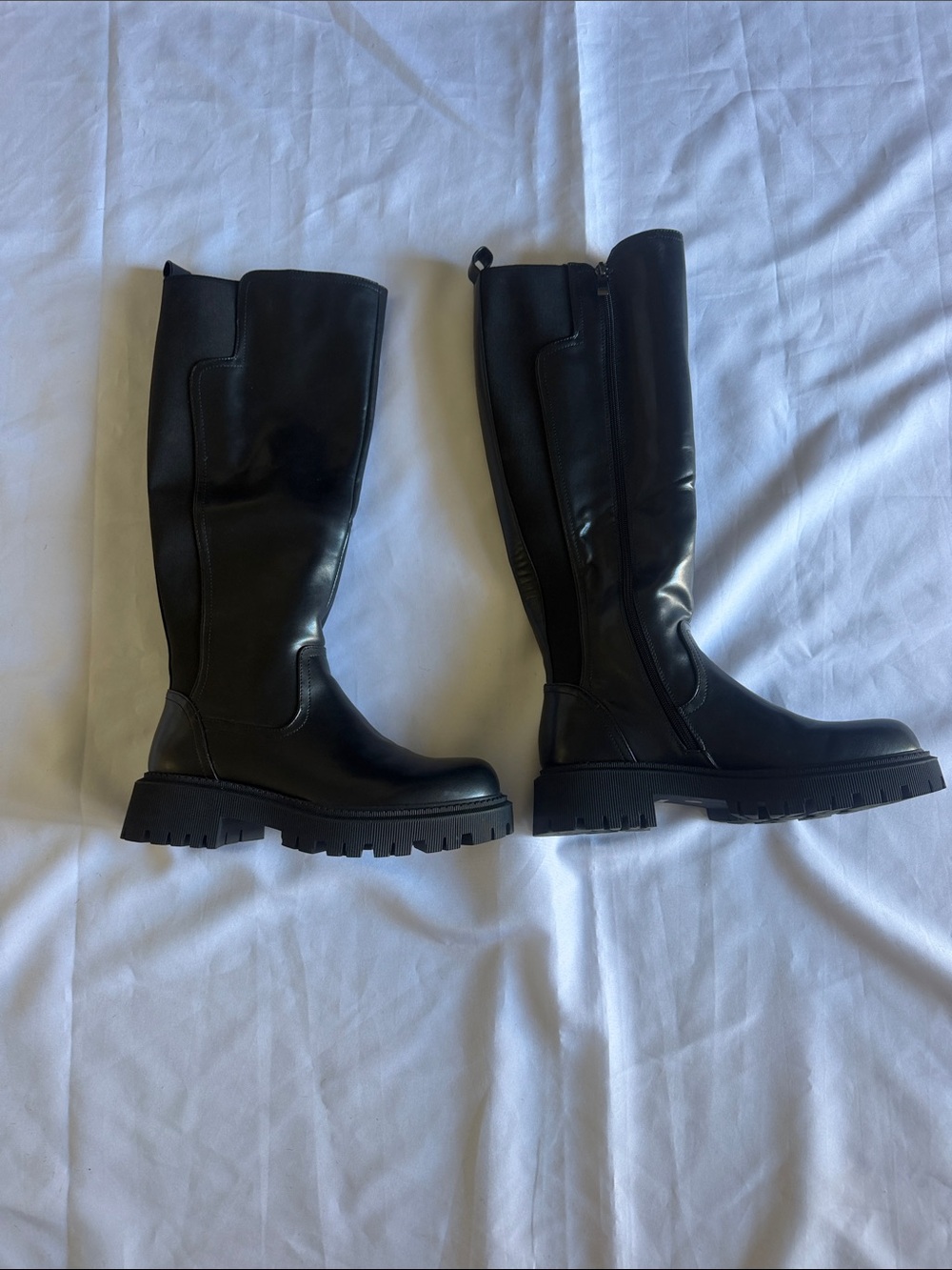 Ladies' Black Tall Side-Zip Riding Boot - Picture 4 of 8